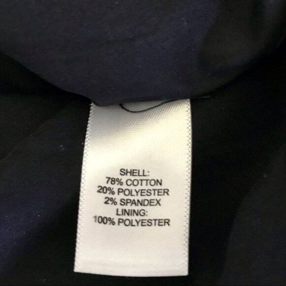 Susina Dark Blue Denim Tie Front Button-Front Women's Blazer Jacket. Size S - Picture 9 of 12